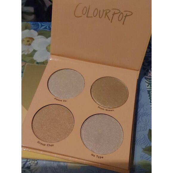 BNIB~Colourpop Cosmetics Got Me Beaming Pressed Powder Highlighter Palette - Picture 4 of 4